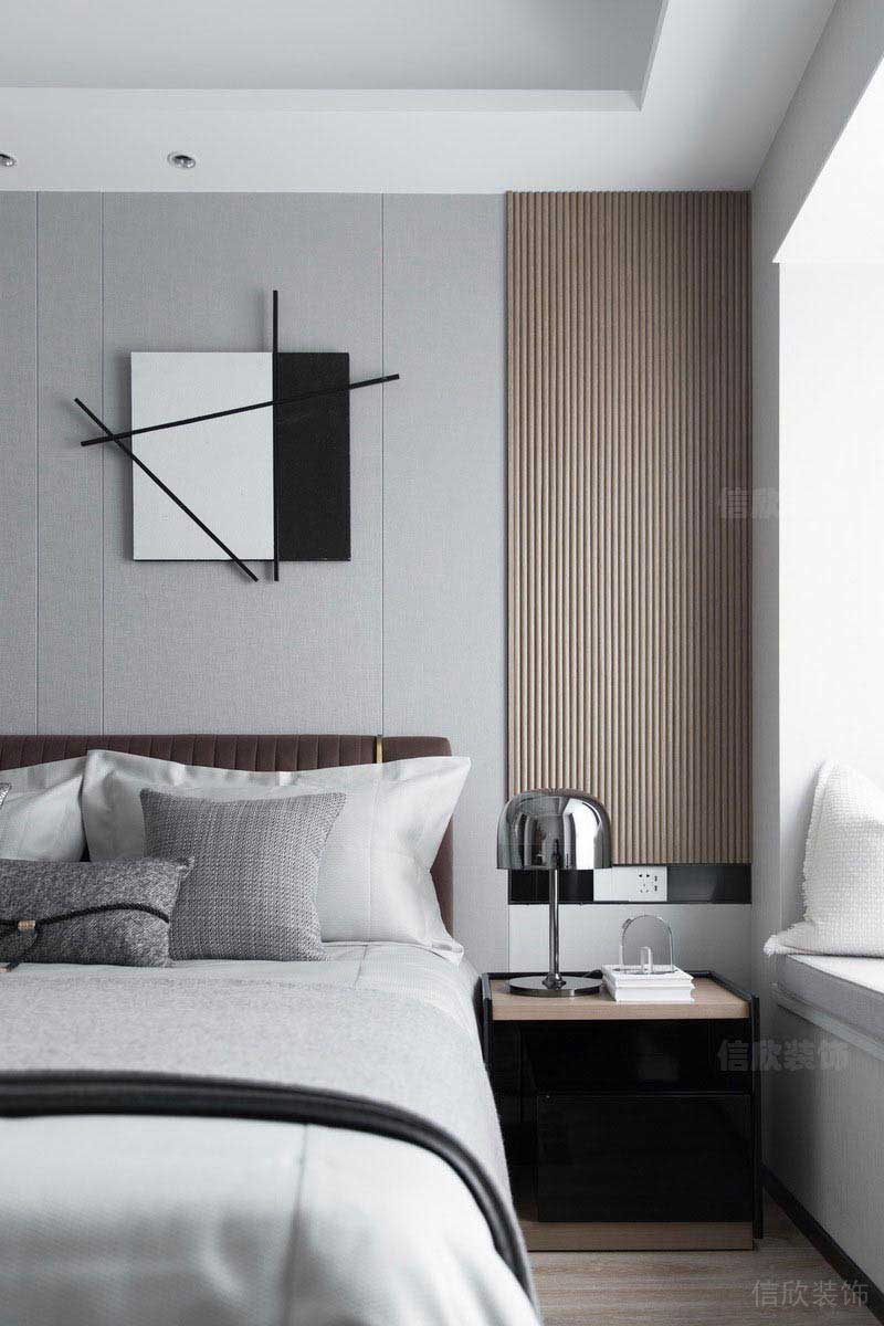 現(xiàn)代風(fēng)格灰色的臥室設(shè)計(jì)