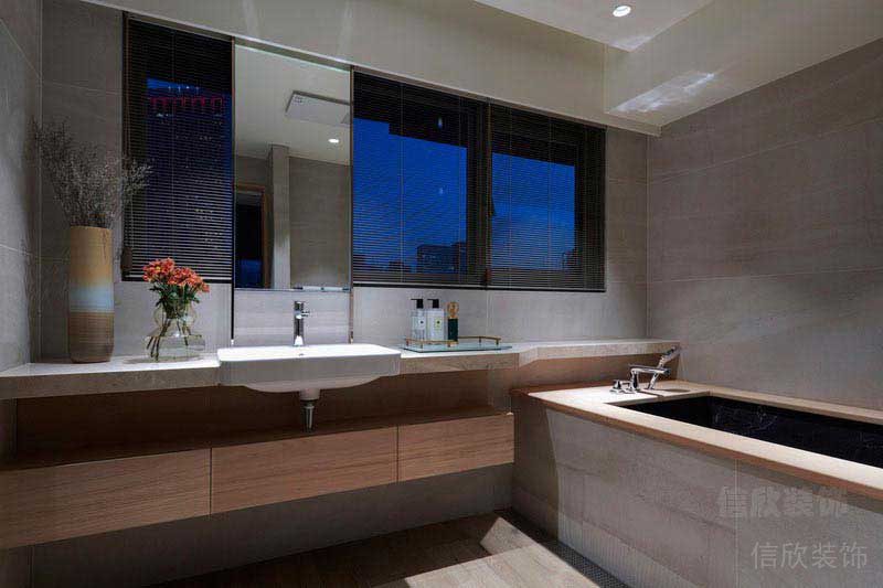 現(xiàn)代風(fēng)格家居衛(wèi)生間洗手臺