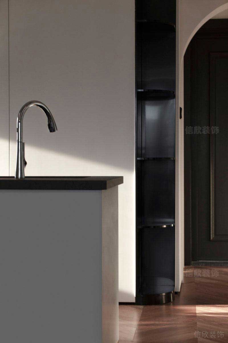 現代風格家庭開放式洗手臺