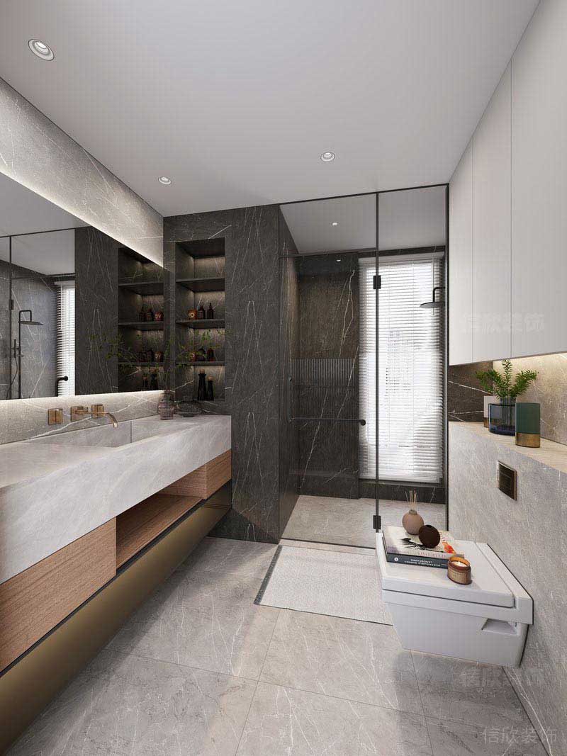 現(xiàn)代風(fēng)格衛(wèi)生間裝修圖