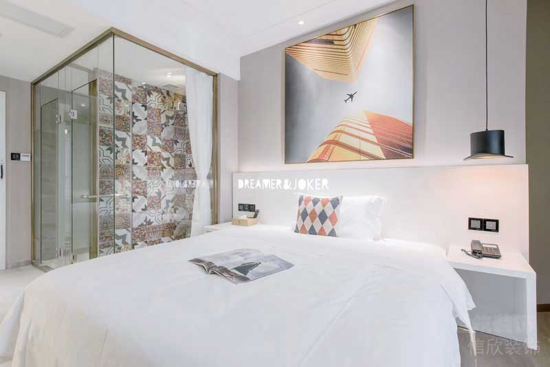 現(xiàn)代混搭風(fēng)酒店客房