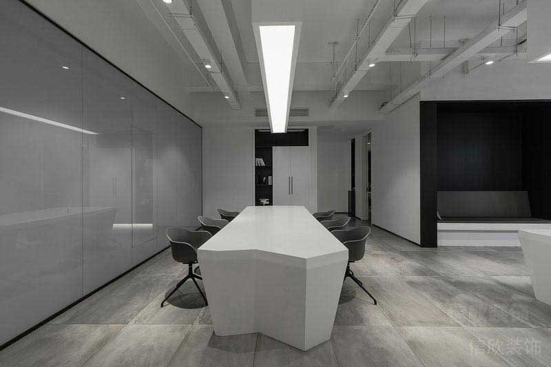 現(xiàn)代極簡辦公室商務(wù)洽談區(qū)