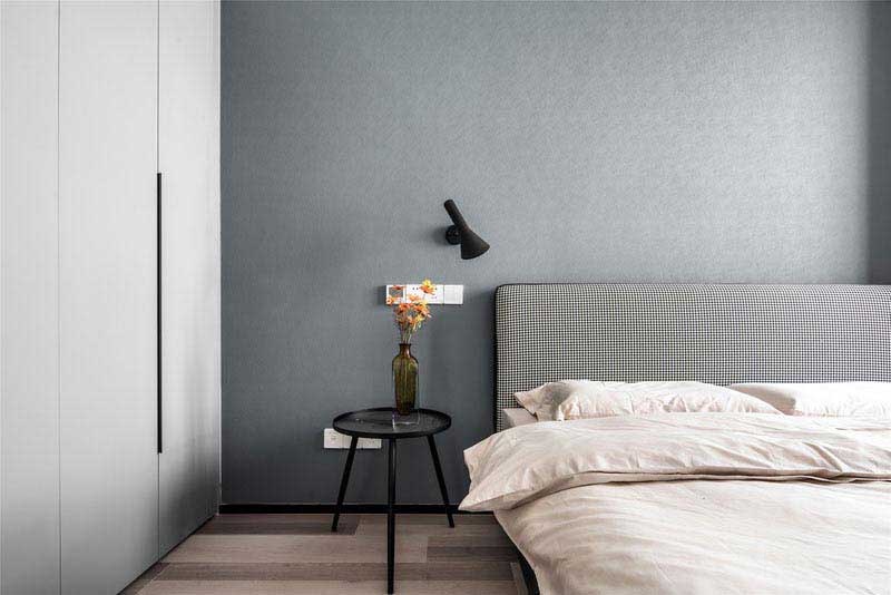 現代極簡公寓臥室