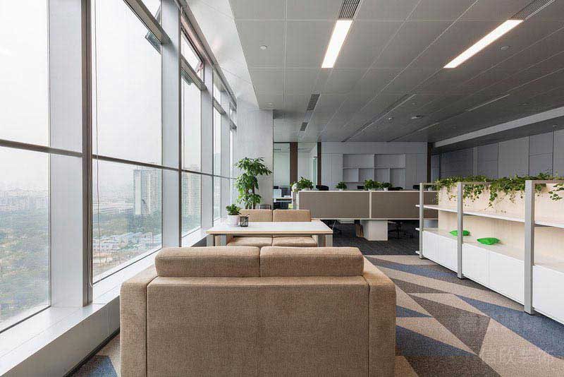 現(xiàn)代簡約風(fēng)辦公室公共會客區(qū)