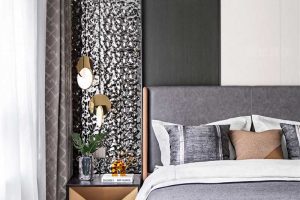 現(xiàn)代輕奢風(fēng)格家居樣板間次臥