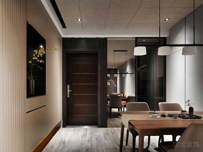 新居現(xiàn)代簡(jiǎn)約風(fēng)餐廳效果圖(1)