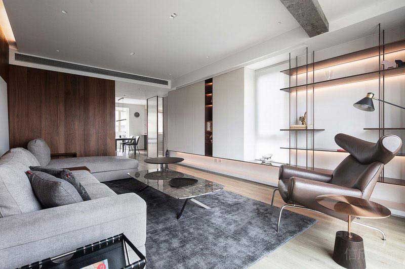 新居現(xiàn)代簡約風電視背景墻效果圖 (2)