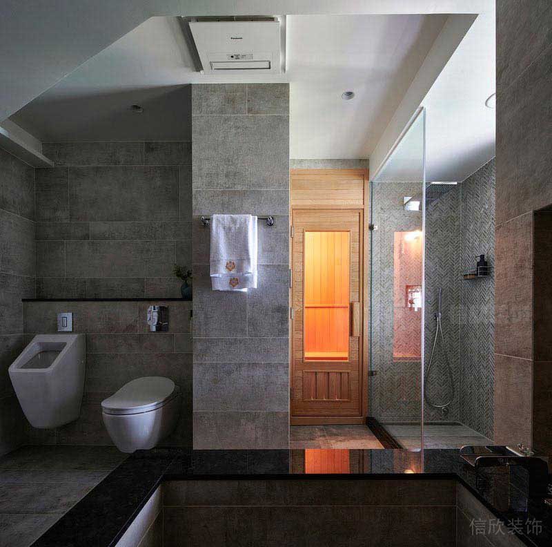 新居現(xiàn)代簡約風衛(wèi)生間效果圖 (2)