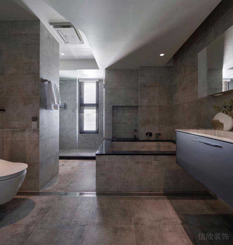 新居現(xiàn)代簡約風衛(wèi)生間效果圖