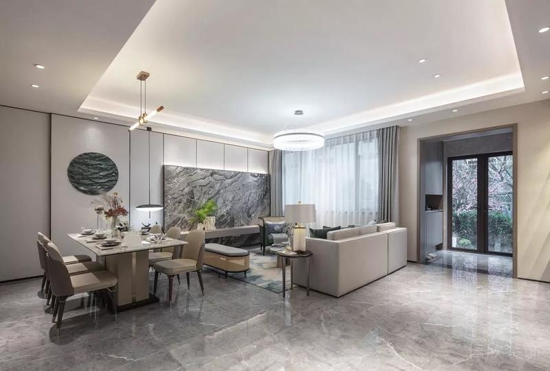 深圳龍崗碧桂園輕奢新中式復(fù)式小戶型樣板間設(shè)計(jì)元素概念