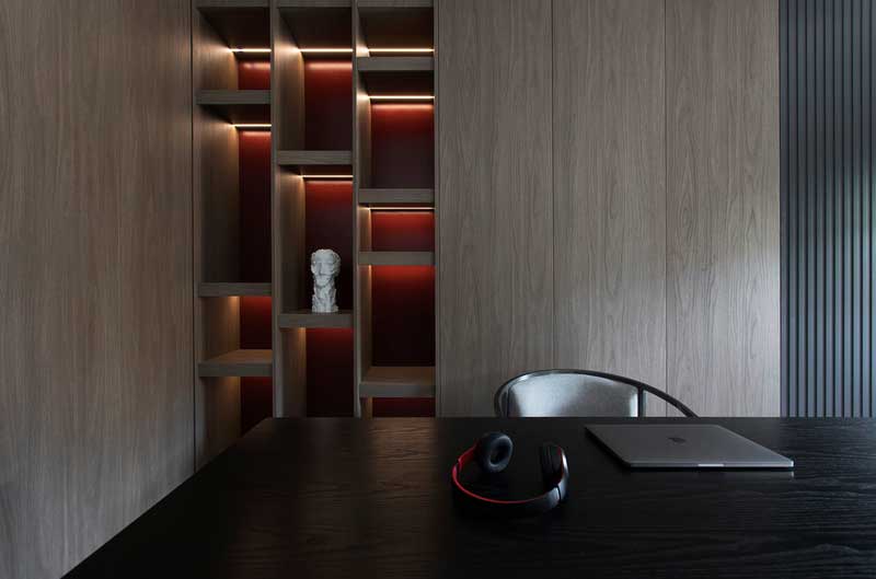 深圳南山區(qū)南油現(xiàn)代中式二手房翻新裝修書房 深圳南山區(qū)南油現(xiàn)代中式二手房翻新裝修書房