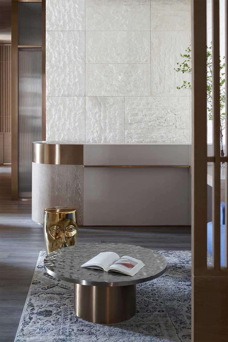 深圳龍華觀瀾新中式辦公室裝修接待廳 深圳龍華觀瀾新中式辦公室裝修接待廳