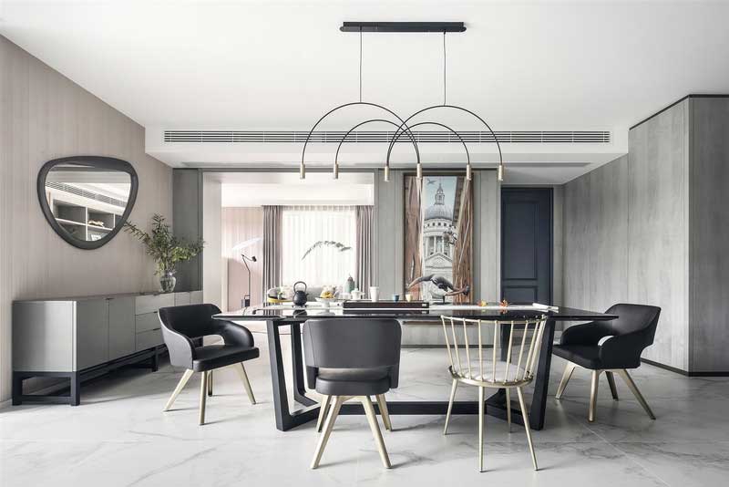 深圳南山區(qū)西麗簡約風(fēng)格別墅裝修茶室家具