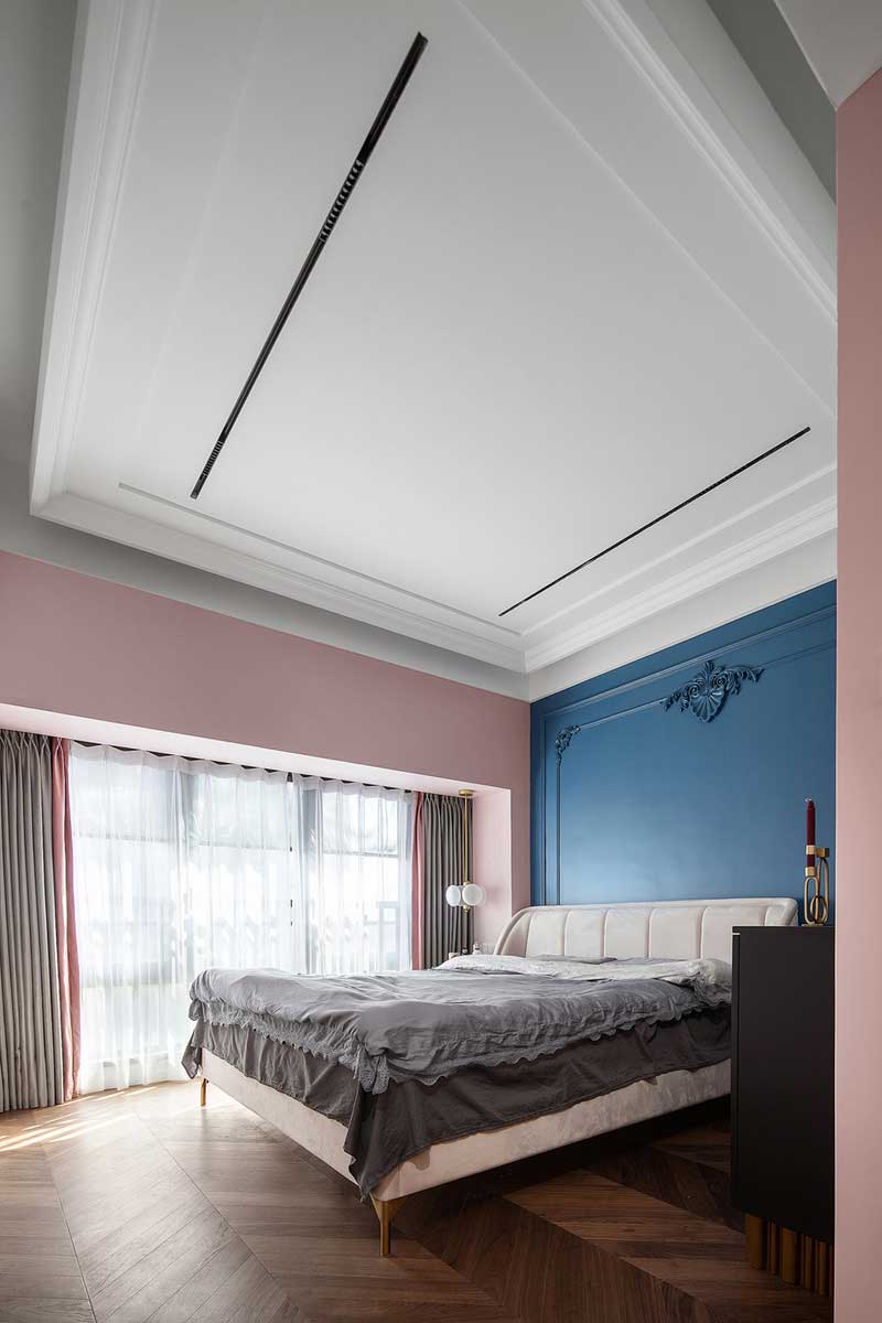 南山區(qū)輕奢風格家裝裝修設計方案主臥