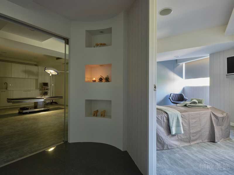 深圳南山西麗暖色調美式極簡家裝裝修按摩房入口處 深圳南山西麗暖色調美式極簡家裝裝修按摩房入口處