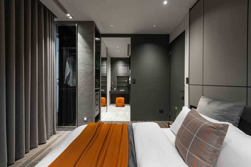 深圳福田區簡約美式家庭新房裝修設計案例主臥床品 深圳福田區簡約美式家庭新房裝修設計案例主臥床品