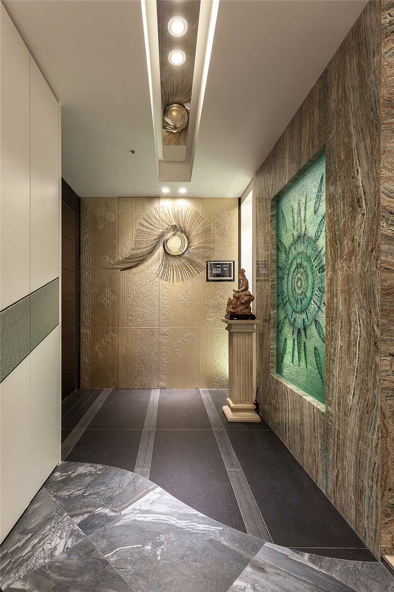 深圳龍華新區簡歐風格家居裝修設計玄關 深圳龍華新區簡歐風格家居裝修設計玄關