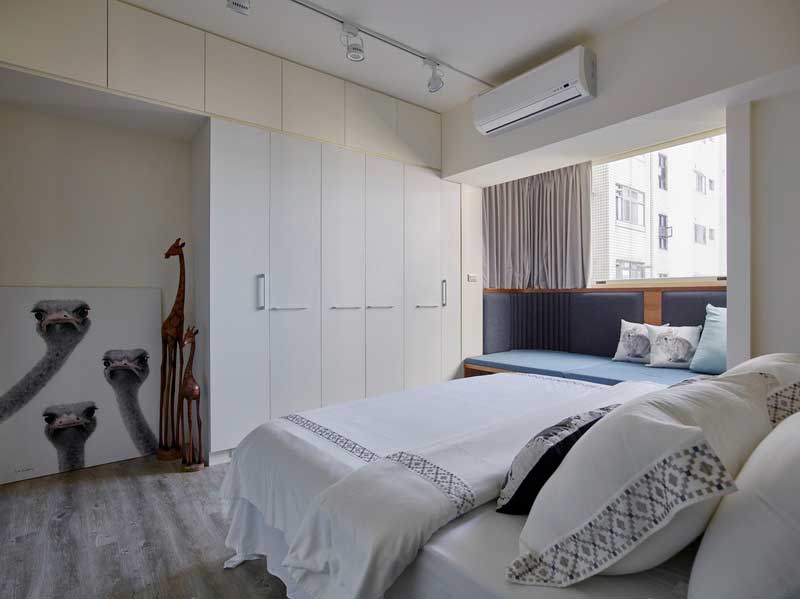 深圳鹽田區北歐風格家居住宅裝修設計效果圖主臥家具 深圳鹽田區北歐風格家居住宅裝修設計效果圖主臥家具