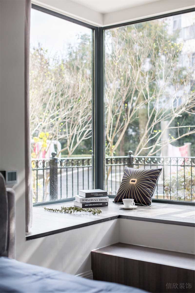 深圳羅湖區簡約風小戶型裝修工程施工主臥飄窗 深圳羅湖區簡約風小戶型裝修工程施工主臥飄窗