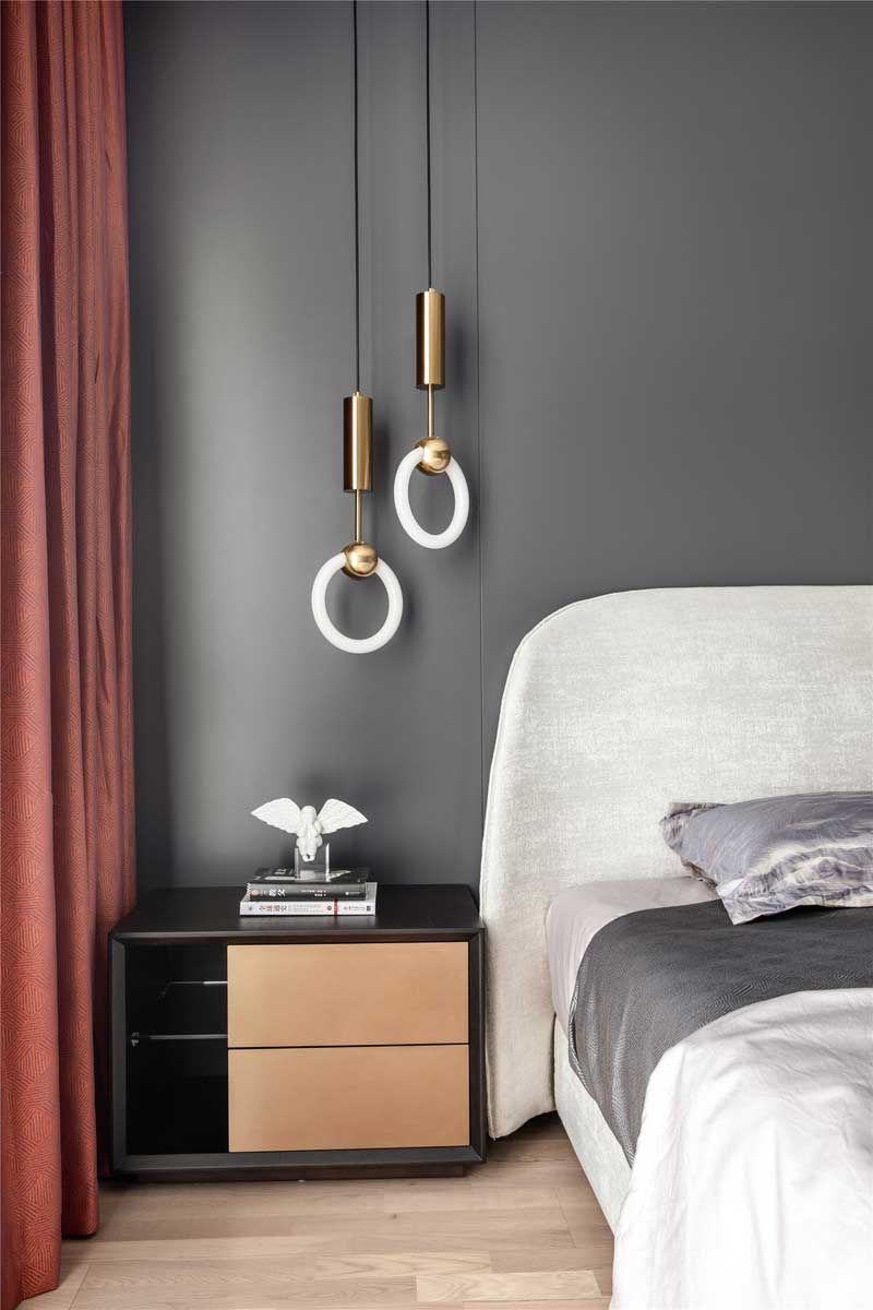 深圳龍崗坂田輕奢風(fēng)格新房裝修設(shè)計主臥 深圳龍崗坂田輕奢風(fēng)格新房裝修設(shè)計主臥