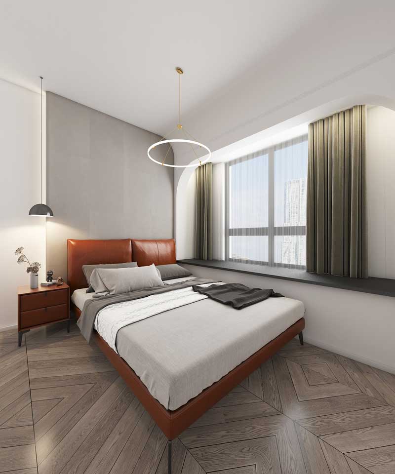 深圳碧桂園現代風格樣板間裝修設計客房