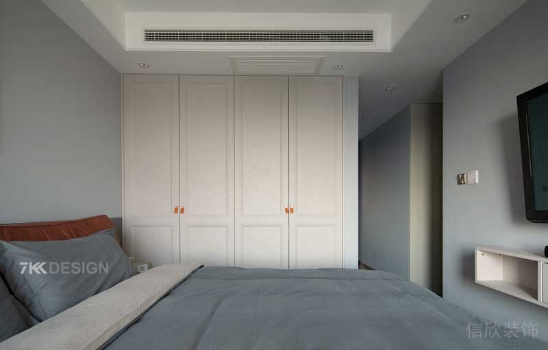 深圳福田區現代風格小戶型精裝修主臥睡床 深圳福田區現代風格小戶型精裝修主臥睡床