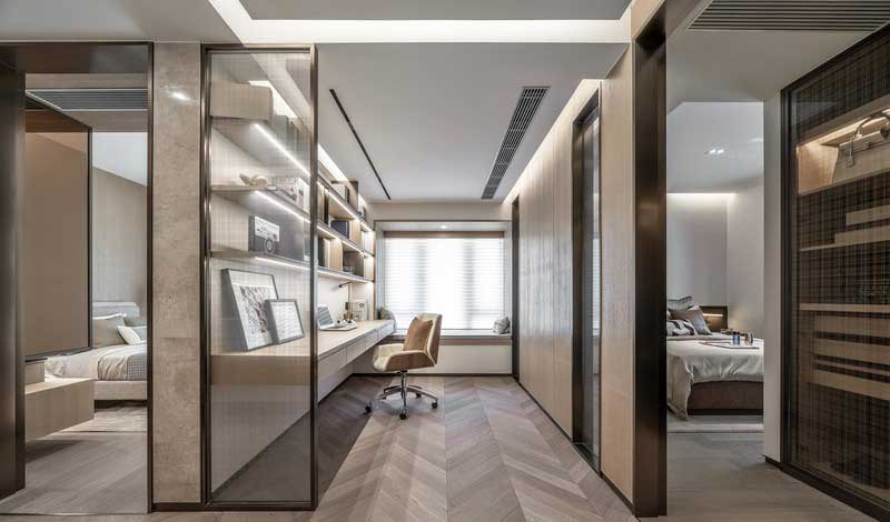 深圳龍華新區家庭新房書房設計圖 深圳龍華新區家庭新房書房設計圖