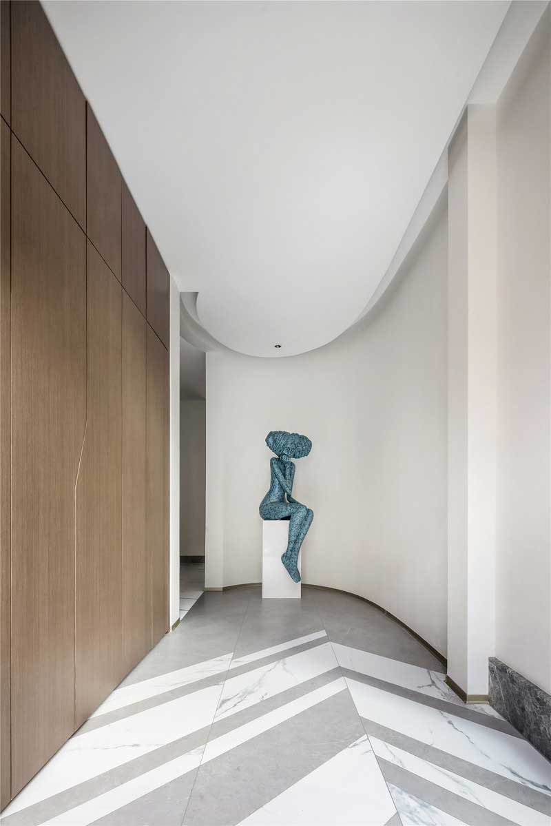 深圳龍華區現代中式風格舊房裝修改造完工后實景圖過道 深圳龍華區現代中式風格舊房裝修改造完工后實景圖過道