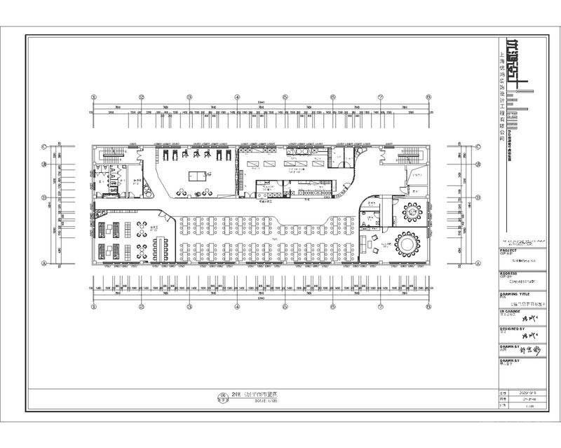 深圳龍華現代風格大型辦公室裝修設計平面布置圖 深圳龍華現代風格大型辦公室裝修設計平面布置圖
