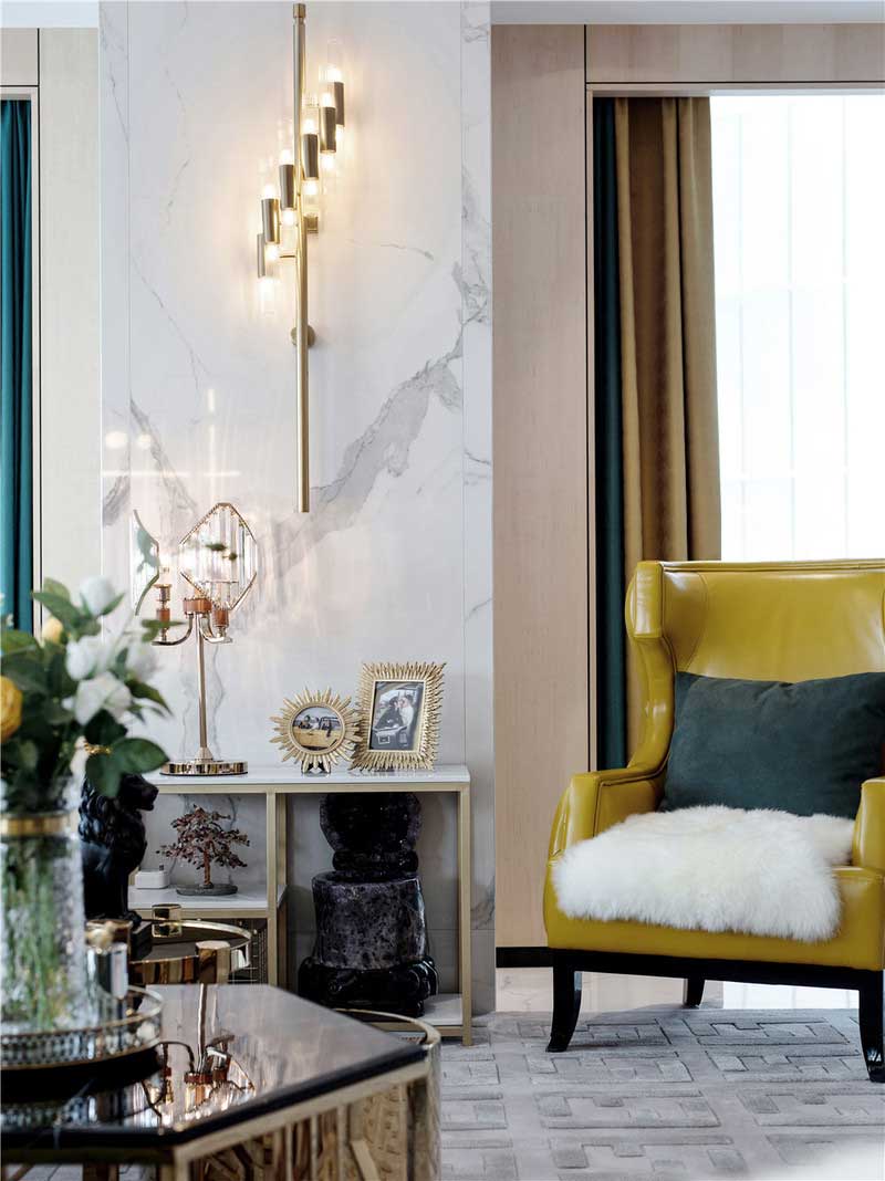 深圳鹽田區(qū)輕奢風格舊房裝修施工案例客廳休閑區(qū) 深圳鹽田區(qū)輕奢風格舊房裝修施工案例客廳休閑區(qū)