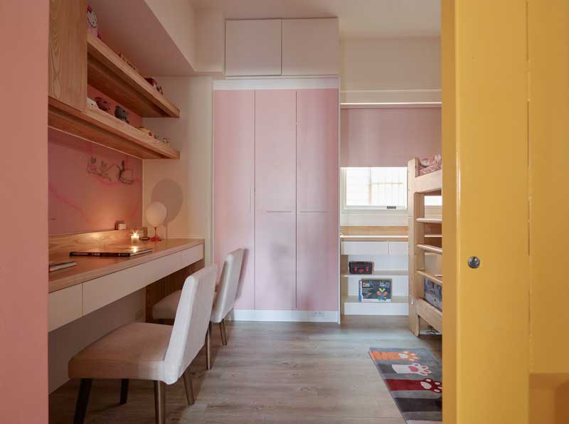 深圳鹽田區北歐風格家居住宅裝修設計效果圖兒童房書桌 深圳鹽田區北歐風格家居住宅裝修設計效果圖兒童房書桌