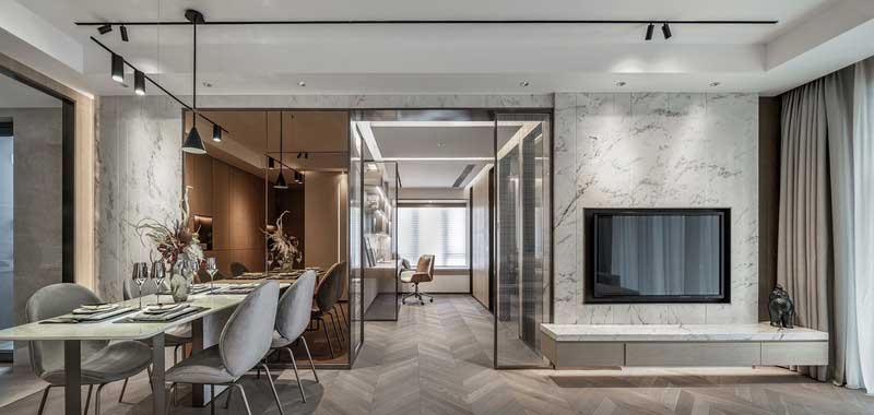 深圳龍華新區家庭新房客廳電視墻裝修 深圳龍華新區家庭新房客廳電視墻裝修