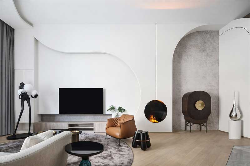 深圳龍華區現代中式風格舊房裝修改造完工后實景圖客廳燈光效果 深圳龍華區現代中式風格舊房裝修改造完工后實景圖客廳燈光效果