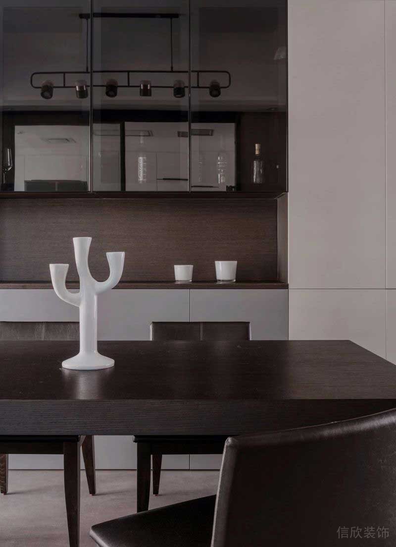 深圳福田區(qū)筆架山極簡風(fēng)新房裝修設(shè)計(jì)案例餐桌 深圳福田區(qū)筆架山極簡風(fēng)新房裝修設(shè)計(jì)案例餐桌