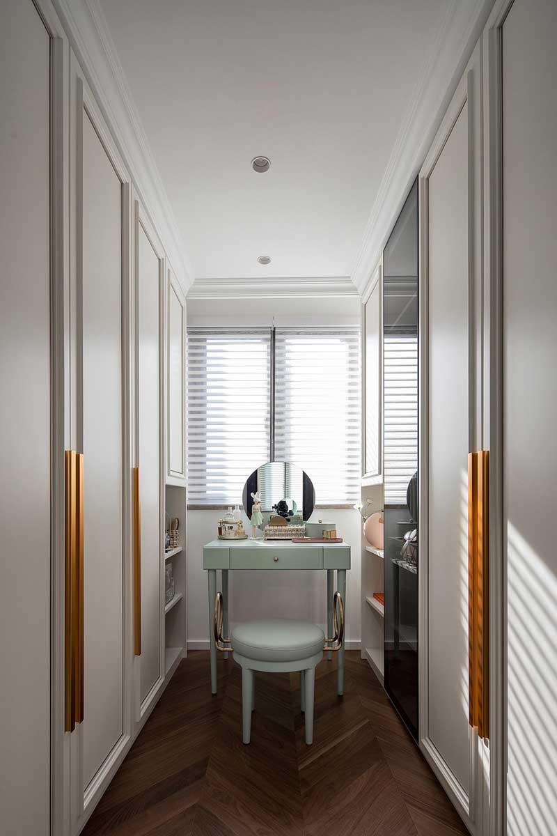 南山區(qū)輕奢風格家裝裝修設計方案衣帽間