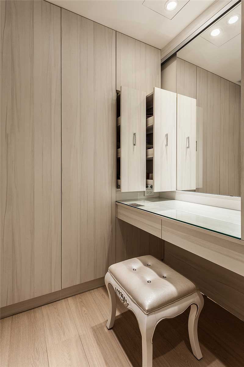 深圳龍華新區簡歐風格家居裝修設計主臥衣帽間 深圳龍華新區簡歐風格家居裝修設計主臥衣帽間