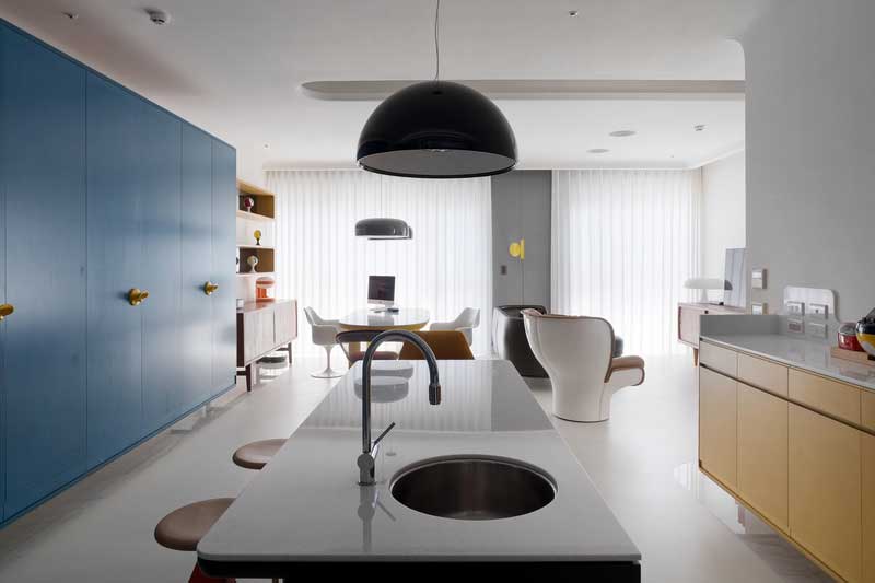 深圳龍崗后現代藍色調三居室裝修圖餐吧 深圳龍崗后現代藍色調三居室裝修圖餐吧