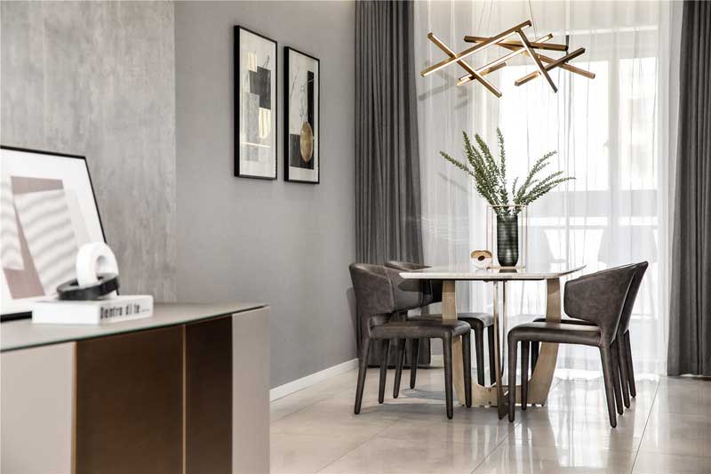 深圳龍崗坂田輕奢風(fēng)格新房裝修設(shè)計餐廳 深圳龍崗坂田輕奢風(fēng)格新房裝修設(shè)計餐廳