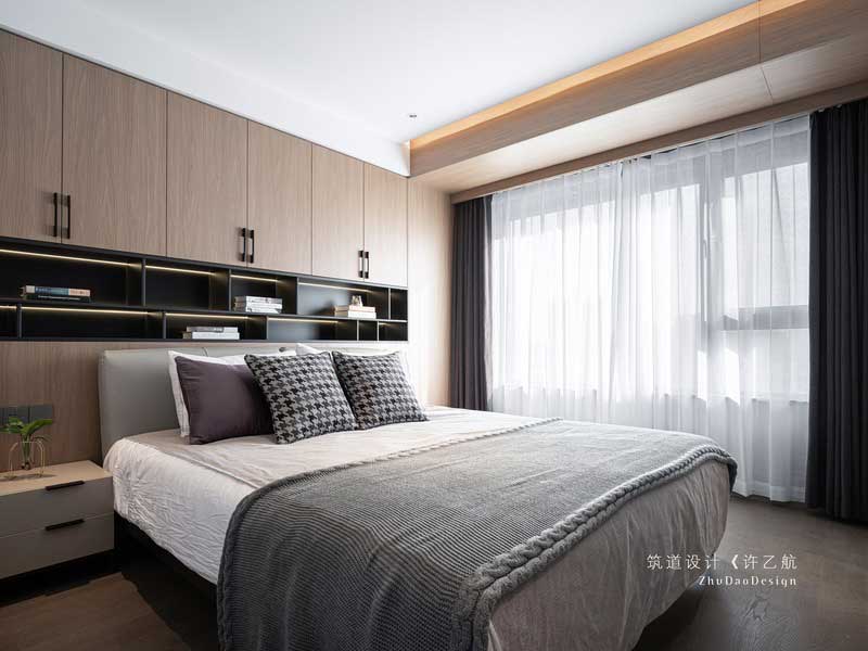 深圳龍華區觀瀾家居裝修實景拍攝主臥 深圳龍華區觀瀾家居裝修實景拍攝主臥