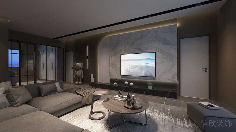 深圳羅湖現代美式家庭套房裝修實景圖客廳天花吊頂 深圳羅湖現代美式家庭套房裝修實景圖客廳天花吊頂