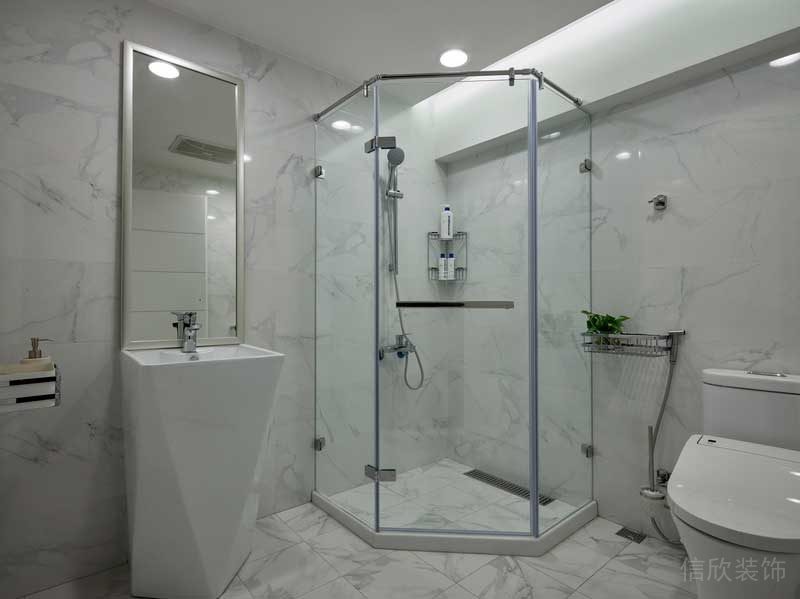 深圳南山西麗暖色調美式極簡家裝裝修衛浴空間 深圳南山西麗暖色調美式極簡家裝裝修衛浴空間