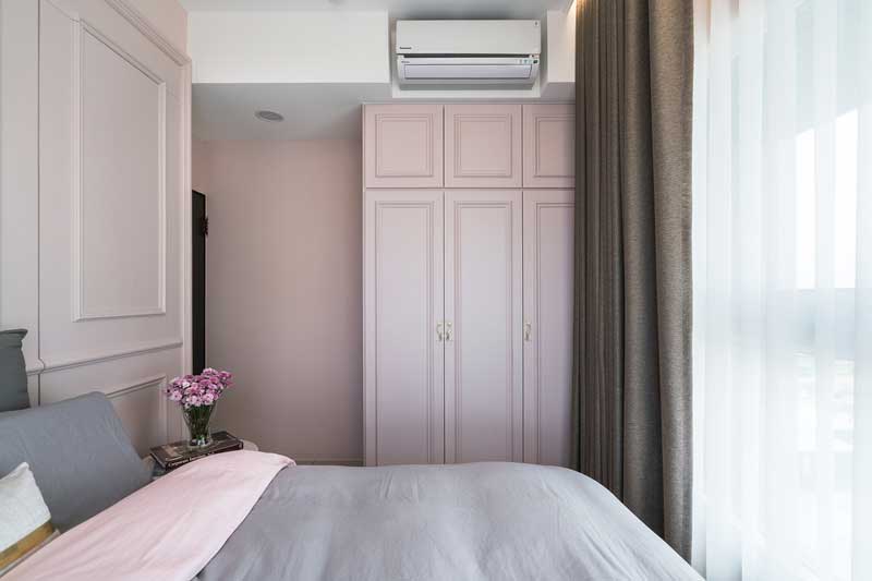 深圳鹽田區簡歐風格家居住房裝修設計主臥衣柜 深圳鹽田區簡歐風格家居住房裝修設計主臥衣柜