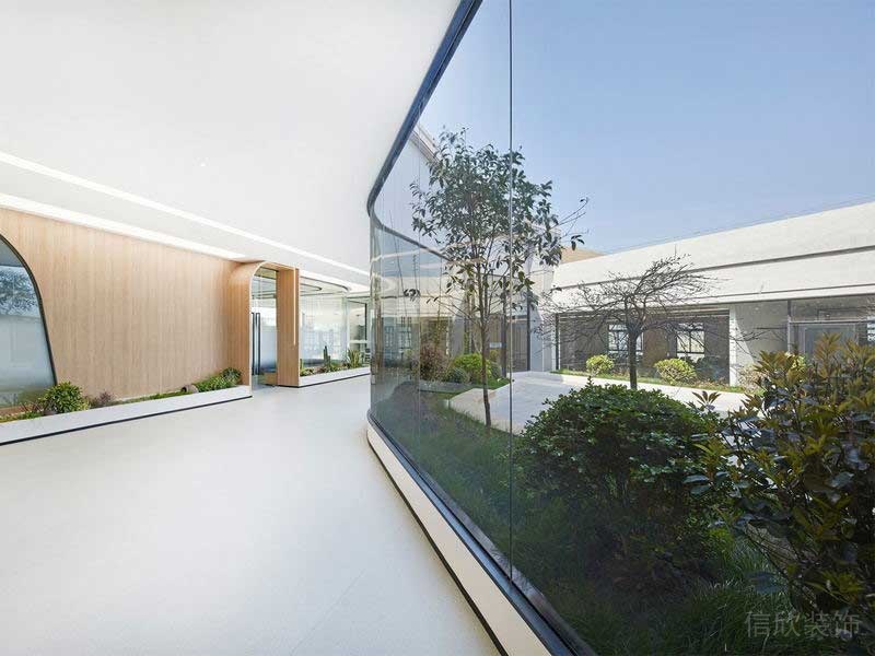 深圳龍華現代風格大型辦公室裝修設計過道 深圳龍華現代風格大型辦公室裝修設計過道