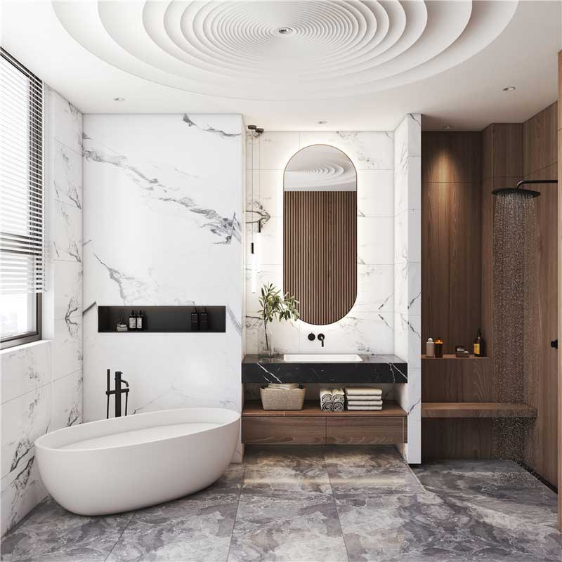 深圳福田區(qū)現(xiàn)代中式奢華家居裝修主臥主衛(wèi) 深圳福田區(qū)現(xiàn)代中式奢華家居裝修主臥主衛(wèi)