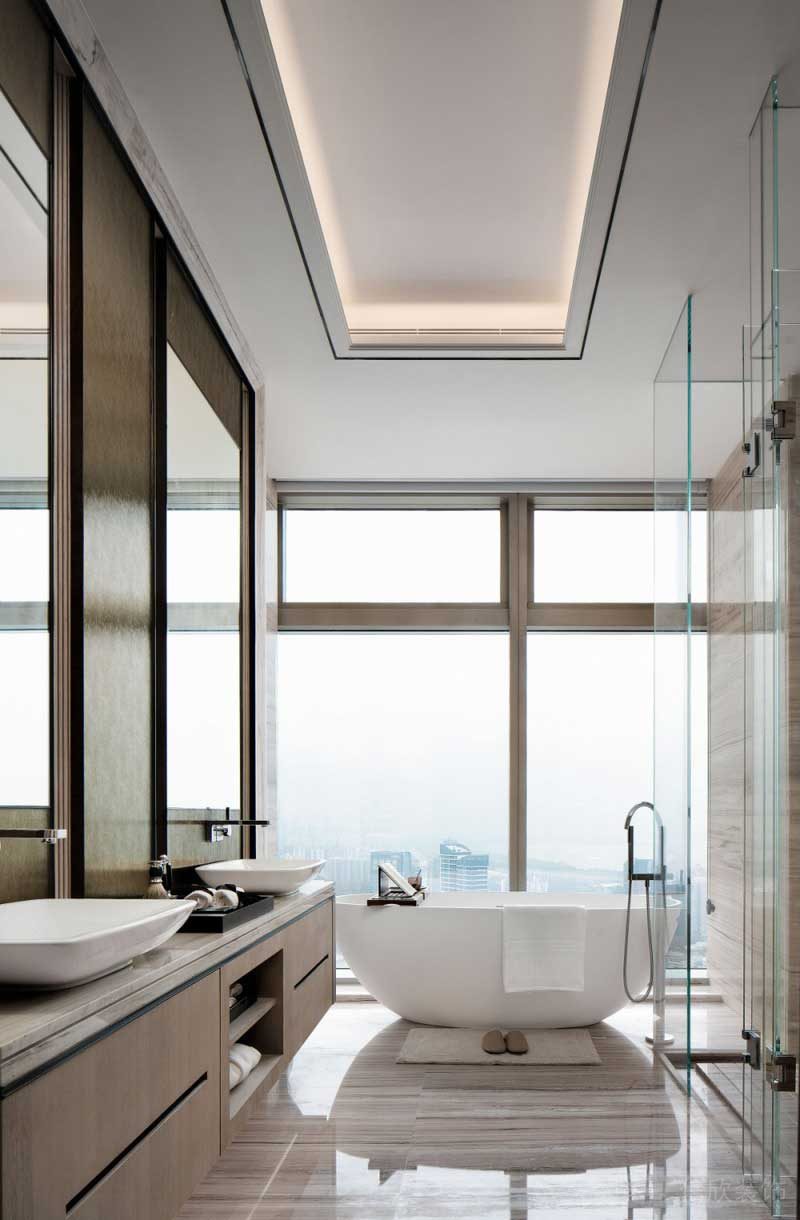 深圳寶安區現代簡約風格精裝修設計施工衛浴空間 深圳寶安區現代簡約風格精裝修設計施工衛浴空間