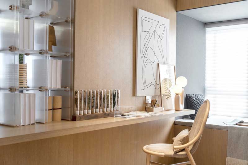 深圳南山北歐風格家裝裝修設計開放式書房書臺 深圳南山北歐風格家裝裝修設計開放式書房書臺