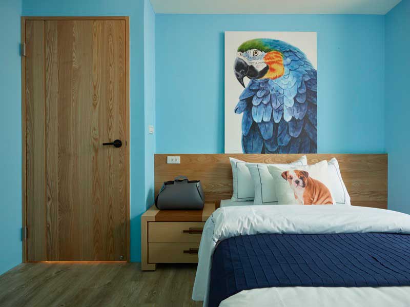 深圳鹽田區北歐風格家居住宅裝修設計效果圖客臥睡床 深圳鹽田區北歐風格家居住宅裝修設計效果圖客臥睡床