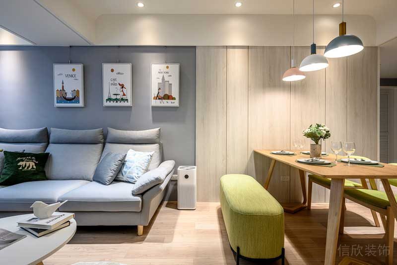 深圳鹽田區沙頭角北歐風格舊房翻新改造裝修客餐廳 深圳鹽田區沙頭角北歐風格舊房翻新改造裝修客餐廳