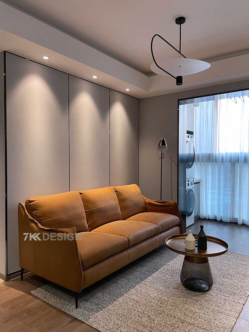 深圳福田區現代風格小戶型精裝修客廳沙發 深圳福田區現代風格小戶型精裝修客廳沙發