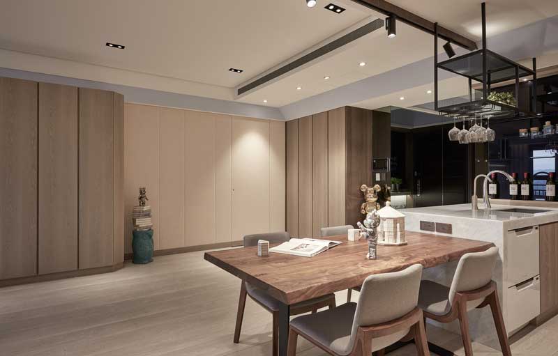 深圳福田區梅林北歐風格家庭裝修工程餐廳 深圳福田區梅林北歐風格家庭裝修工程餐廳